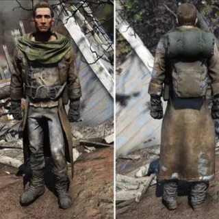 Traveling Leather Coat