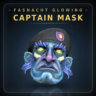 fasnacht glowing captain mask