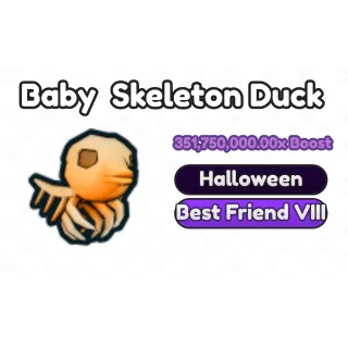 Skeleton Duck aws Halloween event