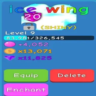 Shiny Ice Wing Hydra Bgs