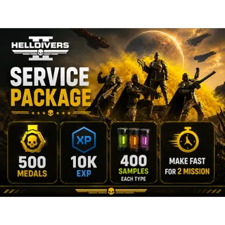 1️⃣Helldivers2️⃣ 🟡⭐️🟡[Medals (500)