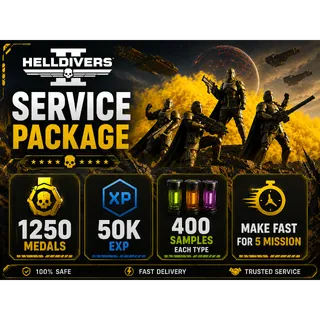 1️⃣Helldivers2️⃣ 🟡⭐️🟡Medals (1250)