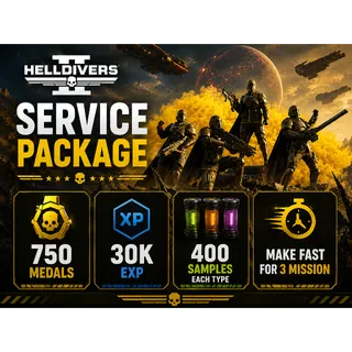 1️⃣Helldivers2️⃣ 🟡⭐️🟡Medals (750)