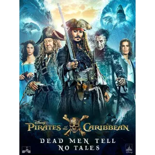 Pirates of the Caribbean Dead Men Tell No Tales 4k digital 