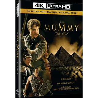 The Mummy Trilogy 4k uhd code