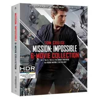 Mission Impossible Collection 1-6 4k digital code