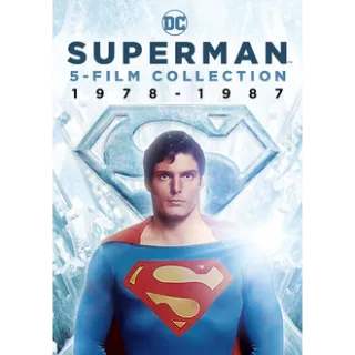 Superman 4k 5 Film Collection 