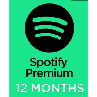 Spotify Premium 12 months Subscription 