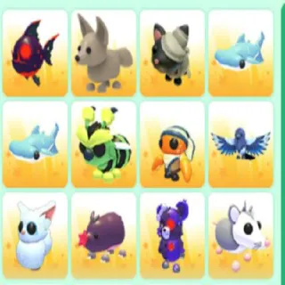 ADOPT ME 12X PETS BUNDLE