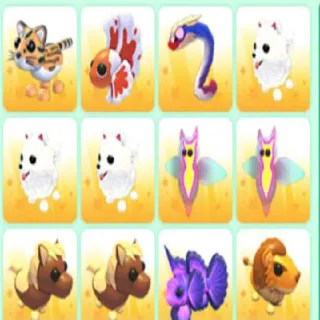 ADOPT ME 12X PETS BUNDLE