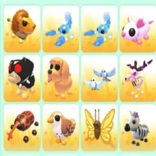 ADOPT ME 12X PETS BUNDLE