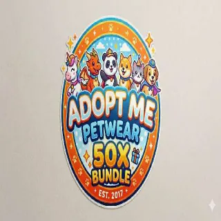 ADOPT ME PET WEAR 50X RANDOM
