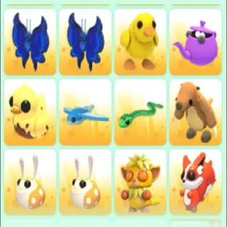 ADOPT ME 12X PETS BUNDLE