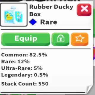 550x Rubber Ducky Box