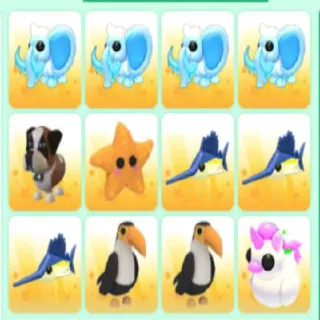ADOPT ME 12X PETS BUNDLE