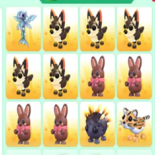 ADOPT ME 12X PETS BUNDLE