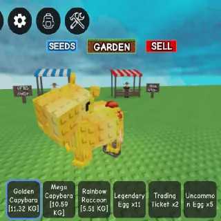 GOLDEN CAPYBARA - GROW A GARDEN