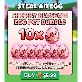 Steal An Egg 10x RANDOM CHERRY EGG BUNDLE