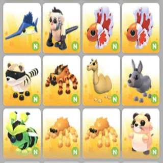 ADOPT ME NEON BUNDLE PETS PACK #1