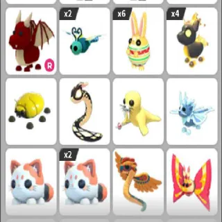 ADOPT ME LEGENDARY PETS 22X BUNDE PACK #1
