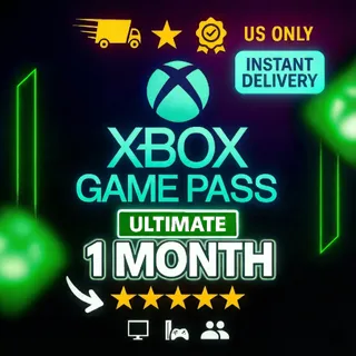 Xbox Game Pass Ultimate 1 Month Membership - US ONLY (NO STACKABLE) 