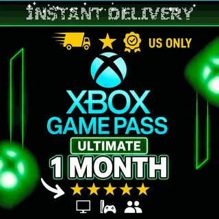 Xbox Gamepass Ultimate 1 Month - Us Only