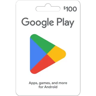 $100 Google Play  [INSTANT DELIVERY]