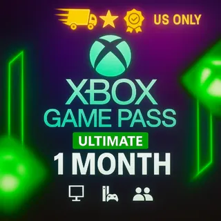 Xbox Game Pass Ultimate 1 Month Membership - US ONLY (NO STACKABLE)