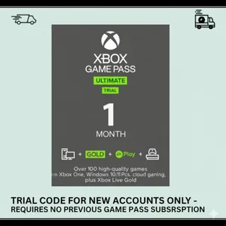 XBOX GAME PASS ULTIMATE 1 Month USA TRIAL