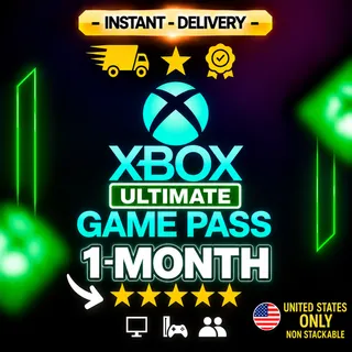 Xbox Ultimate Game Pass 1-month - United States only - Non stackable