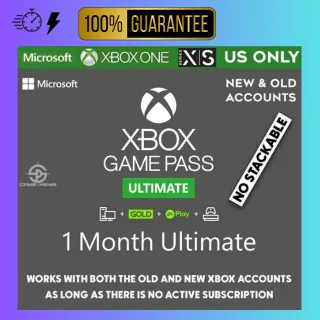 Xbox Ultimate Game Pass 1-month - United States only - Non stackable