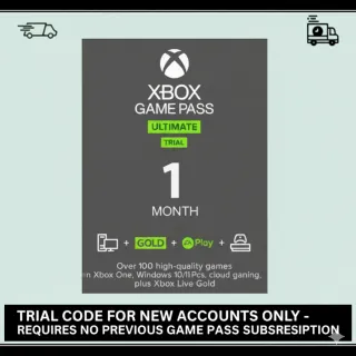 Xbox Game Pass Ultimate - 1 Month Key - USA XGPU 1 Month Xbox Live Key - United States