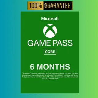 Game Pass Core 6 months 