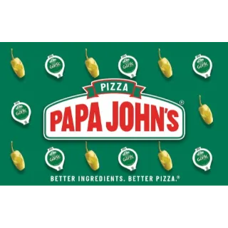 $25  papa johns 