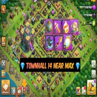 Clash of Clans ⚡(COC)💎[ TH14 ] - Full MAXED🔥[6xEPIC EQIP] [ HEROS SKINS ] || HERO-66-67-43-37-25 || FULL SAFE ACC