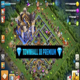 Clash of Clans ⚡(COC)💎[ TH18 ] - PREMIUM 🔥[7xEPIC EQIP] [ HEROS SKINS ] || HERO-60-60-46-50-28-1|| FULL SAFE ACC