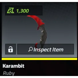 Karambit ruby