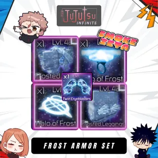 Frost Set Armor + Twin Cyroblasters | Jujutsu Infinite