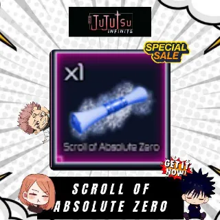 Scroll of Absolute Zero | Jujutsu Infinite