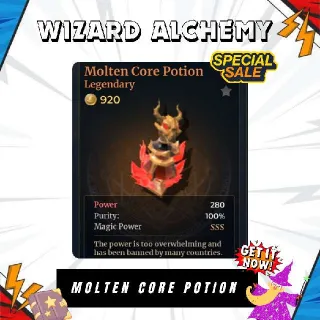 SSS Molten Core Potion - Wizard Alchemy