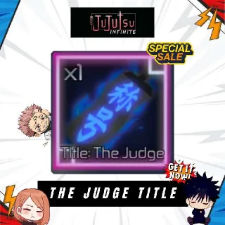 The Judge Title | Jujutsu Infinite