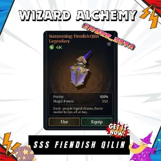 SSS Fiendish Qilin - Wizard Alchemy