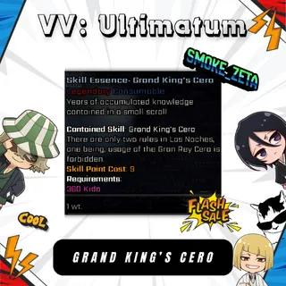 Grand King's Cero/Gran Rey Cero Skill Essence - VV: Ultimatum