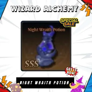SSS GRADE NIGHT WRAITH POTION - WIZARD ALCHEMY