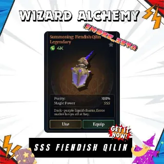 SSS FIENDISH QILIN - Wizard Alchemy