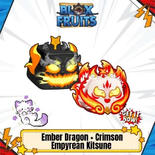 Ember Dragon + Crimson Empyrean Kitsune