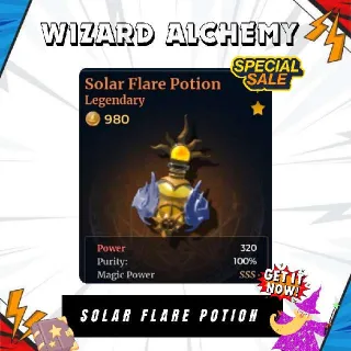 SSS Solar Flare Potion - Wizard Alchemy