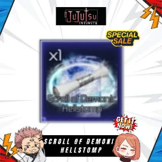 Scroll of Demonic Hellstomp | Jujutsu Infinite