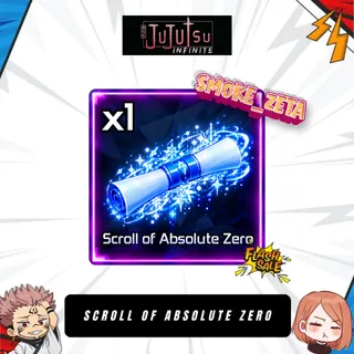 Scroll of Absolute Zero - Jujutsu Infinite