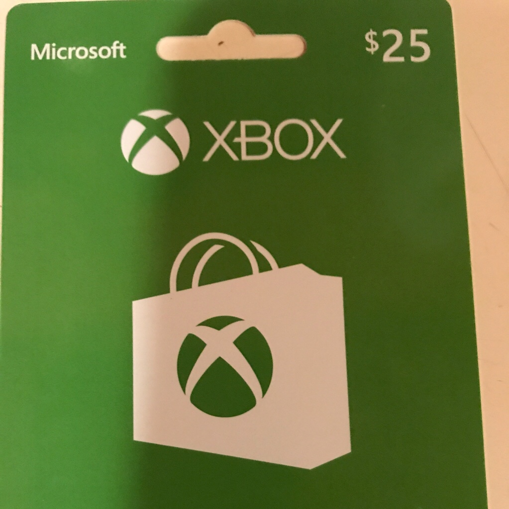 25 dollar xbox live card